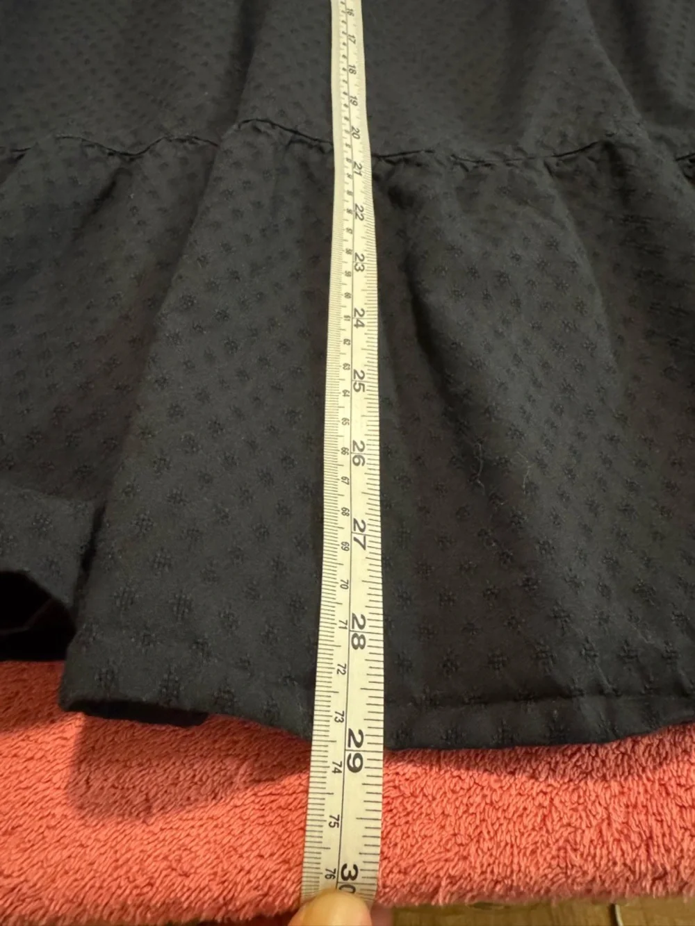 Universal Thread Black Square-Neck Mini Peasant Dress - Picture 6 of 10